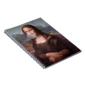 Carnet Mona Lisa souffle de bulle grise gomme (Côté Droit)