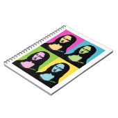 Carnet Mona Lisa - Style Pop Art (Côté gauche)