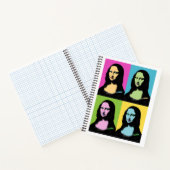 Carnet Mona Lisa - Style Pop Art (Intérieur)