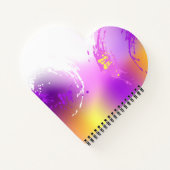 Carnet Monarch Butterflies on Purple Background (Dos)