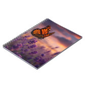 Carnet Monarch Butterfly Lavender (Côté gauche)