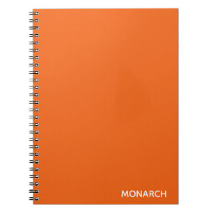 Carnet Monarch butterfly orange color name