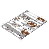 Carnet Monarch Cow Black  Fur  (Côté gauche)