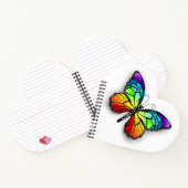 Carnet Monarque papillon arc-en-ciel (Intérieur)