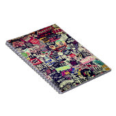 Carnet Monde coloré de stickers (Côté Droit)