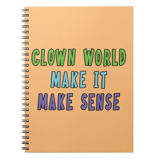Carnet Monde de Clowns (Devant)