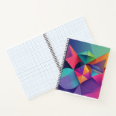 Carnet monde de géométrie colorée (Intérieur)