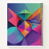 Carnet monde de géométrie colorée (Dos)