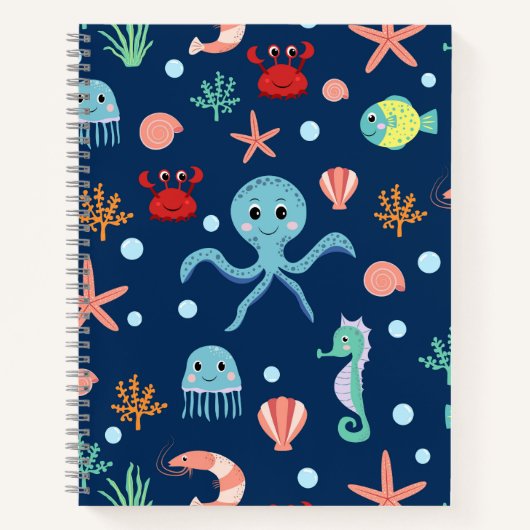 Carnet Monde marin (Devant)
