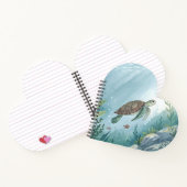 Carnet Monde sous-marin avec tortue (Intérieur)