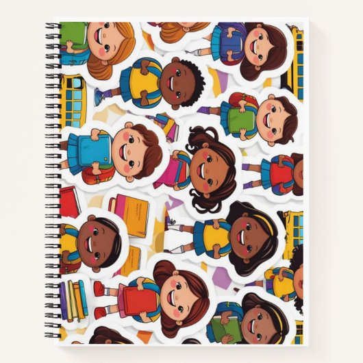 Carnet Mondes Netbook pour enfants (Devant)