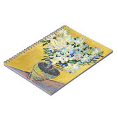 Carnet Monet - Azalées blanches dans un pot, (Côté gauche)