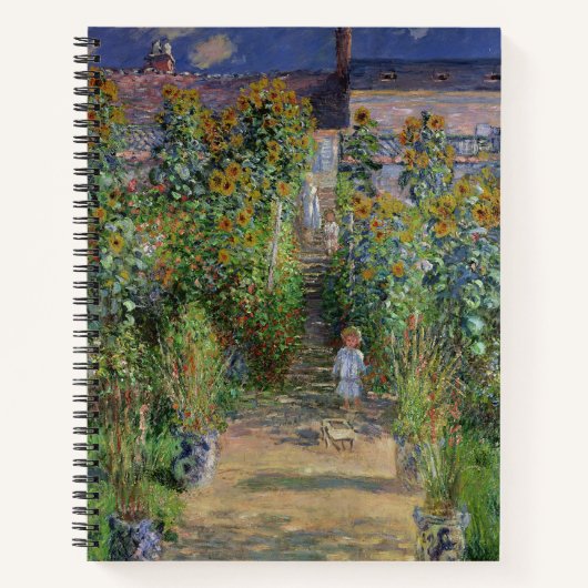 Carnet Monet Garden Vetheuil Impressionim Peinture (Devant)