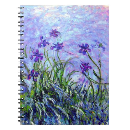 Carnet Monet Lilac Irises (Devant)