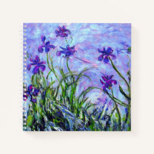 Carnet  Monet Lilac Irises