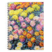 Carnet Monet, lit de Chrysanthemums, (Devant)