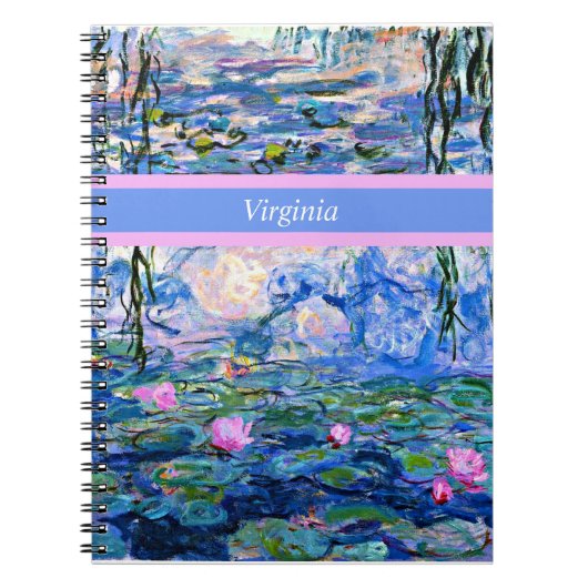 Carnet Monet - Lys d'eau 1919 modèle (Devant)