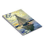 Carnet Monet - Sailboat at le Petit Gennevilliers (Côté Droit)