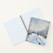 Carnet Monet - Scène de neige à Argenteuil (Intérieur)