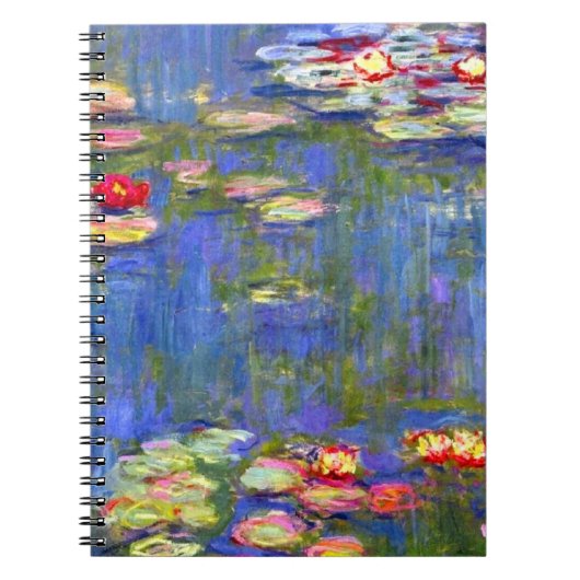 Carnet Monet Water Lilies  (Devant)