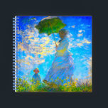 Carnet Monet Woman avec un parasol<br><div class="desc">Un carnet avec Camille,  la femme de Claude Monet,  qui tient un parasol,  et Jean,  leur fils,  qui se promène dans un champ verdoyant et vibrant,  soufflé par le vent par un jour d’été. Un grand cadeau Monet pour les amateurs d'impressionnisme et d'art français.</div>