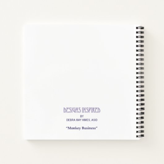 Carnet "Monkey Business" (Dos)