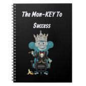 Carnet Monkey success quote (Devant)