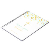 Carnet Monnaie Communion et Confetti Or (Côté gauche)