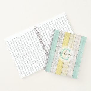Carnet Monnaie Rustique & Boho Jaune Geo Moderne Personna