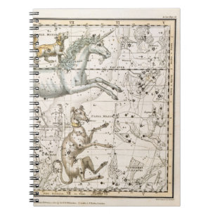 Carnet Monoceros, "d'un atlas céleste", pub. en 1822