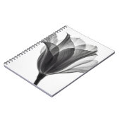 Carnet Monochrome botanical fine art photograph (Côté gauche)