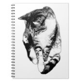 Carnet monochrome Tabby Cat (Devant)