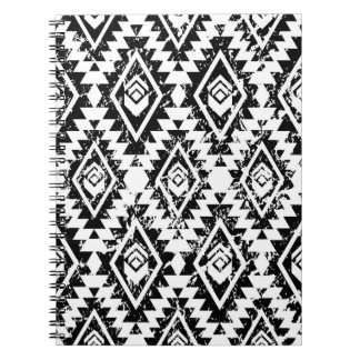 Carnet Monochrome tribal ethnique sans couture motif