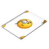 Carnet monocle émoji (Côté gauche)