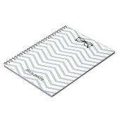 Carnet Monocle ringard lisant Chevron masculin (Côté gauche)