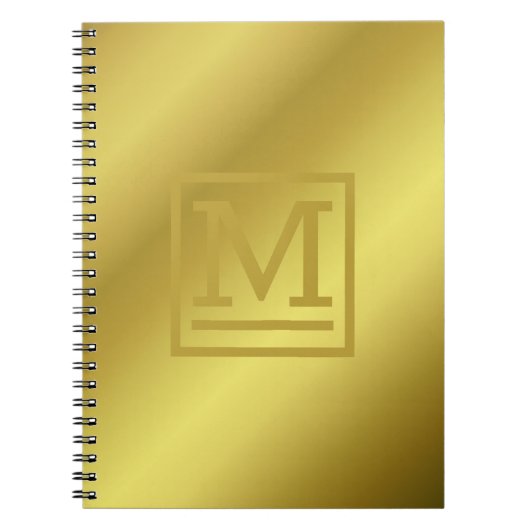 carnet monogénique 24K Gold Block (Devant)