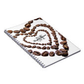 Carnet Monogram Coffeeholic personnalisable! (Côté Droit)