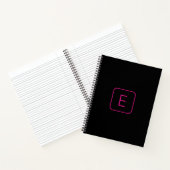 Carnet Monogram de Styled | Pink & Black (Intérieur)