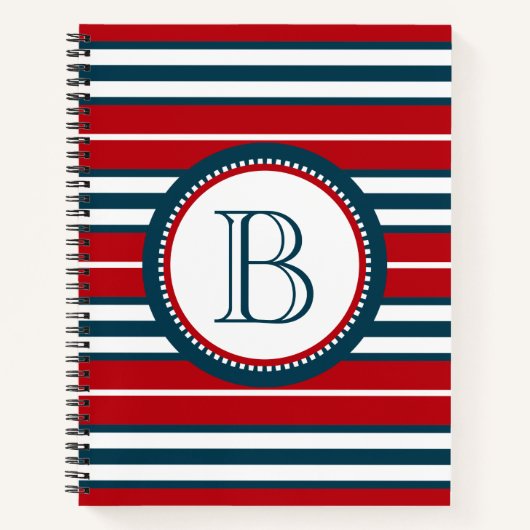 Carnet Monogram design (Devant)