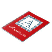 Carnet Monogram design (Côté gauche)