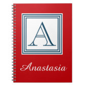 Carnet Monogram design (Devant)