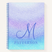 Carnet Monogram Girly Parties scintillant Chic Sparkle No (Devant)