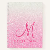Carnet Monogram Girly Parties scintillant Chic Sparkle No (Devant)