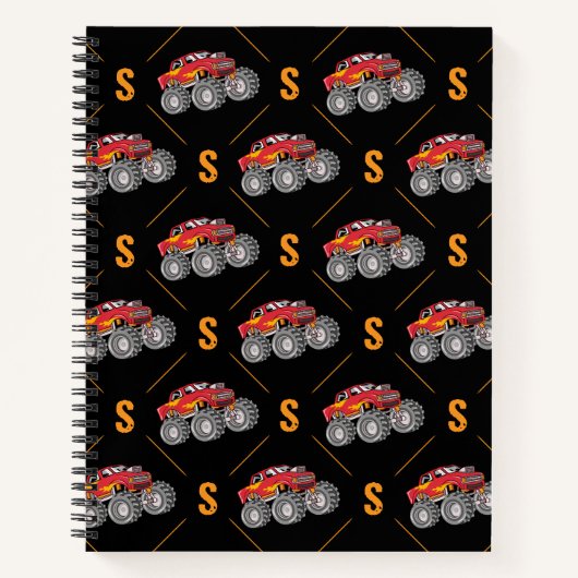 Carnet Monogram Monster Camion Motif enfant (Devant)