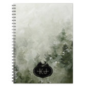 Carnet Monogram Nature Stamp | Custom Name (Devant)