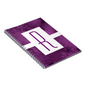 Carnet Monogram Purple Speckled (Côté Droit)