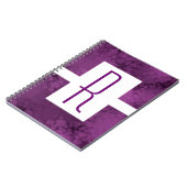 Carnet Monogram Purple Speckled (Côté gauche)