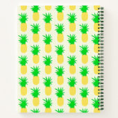 Carnet Monogramme à ananas amusant (Dos)