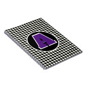 Carnet monogrammé à motif pied-de-poule (Côté Droit)