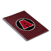 Carnet monogrammé à motif pied-de-poule (Côté Droit)